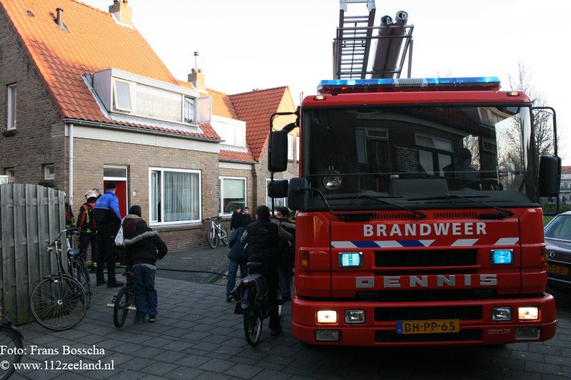 Keuken verwoest na brand  Vlissingen